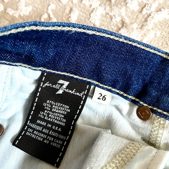 7 For All Mankind Skinny Jeans - size 26 - Picture 4 of 4